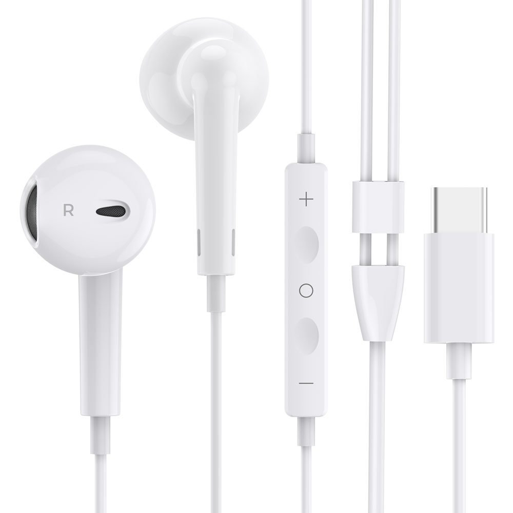 OC-A017 - Choetech A017 C Type Earphone White