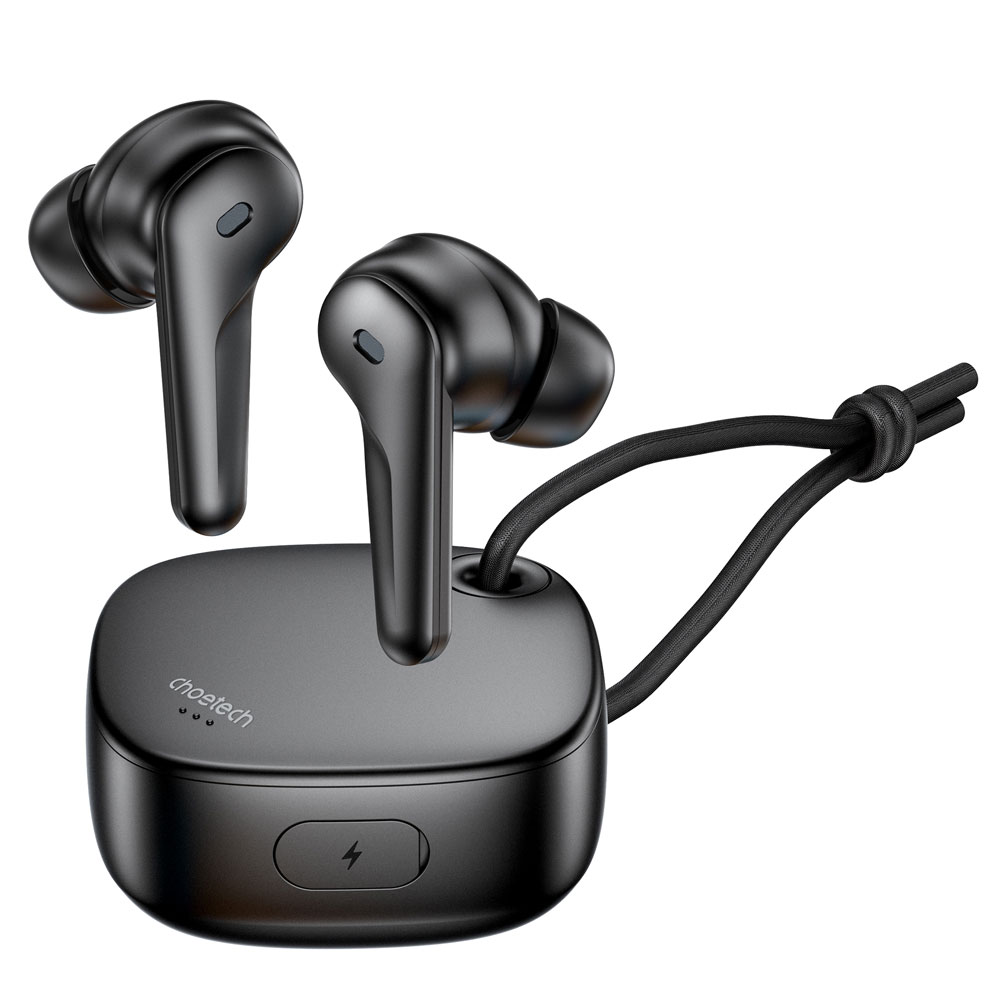 Choetech BH-T17 Aura ANC+ENC Noise Reduction TWS with Slide Cover Black
