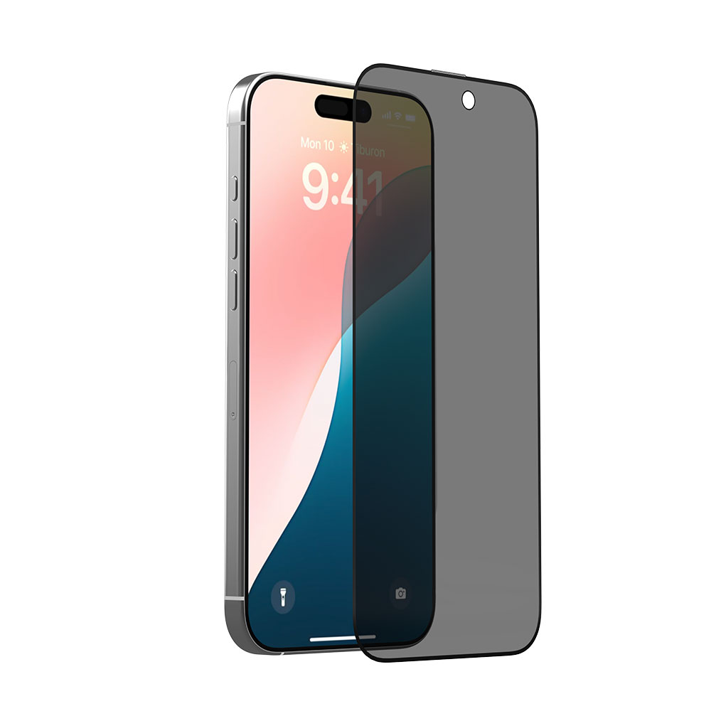 DEVIA iPhone16 Pro Max Star Series Full Screen Entire View Tempered Glass