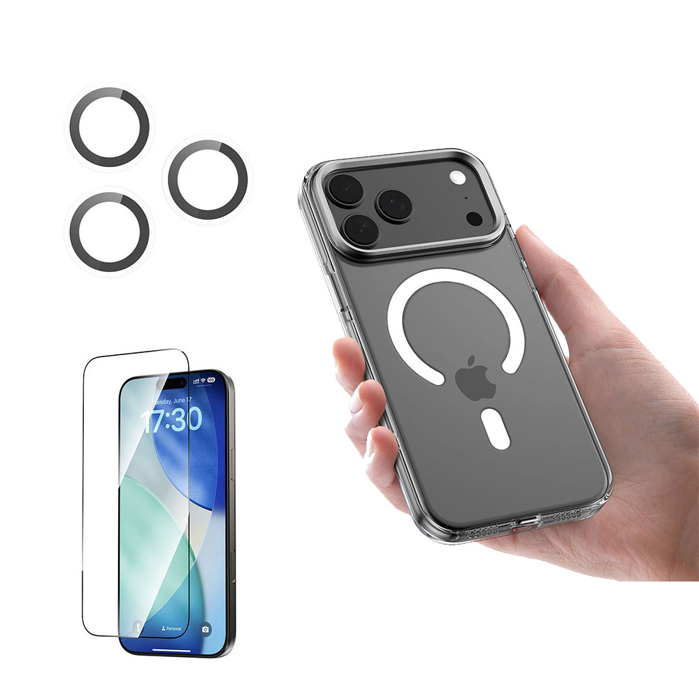 DEVIA iPhone17 Pro - Star Series 3 in 1 New iPhone Protector PACK
