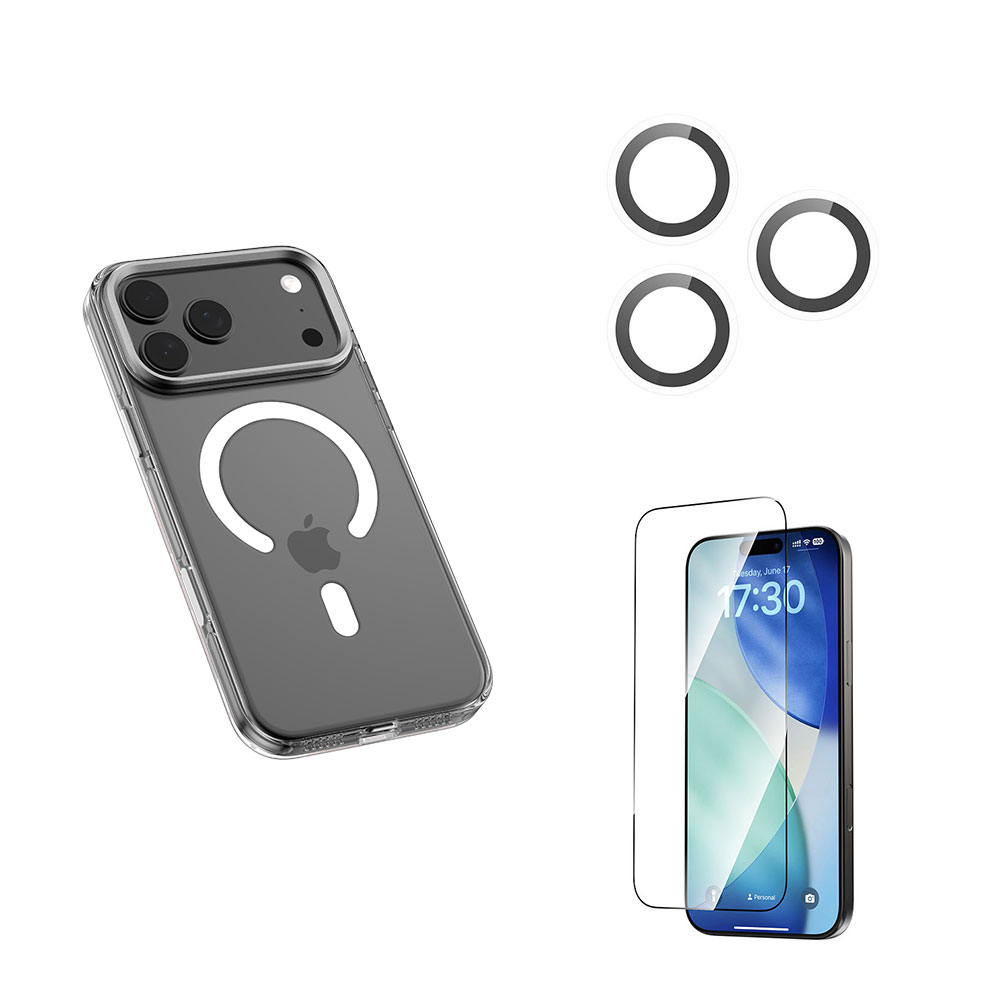 DEVIA iPhone17 Pro - Star Series 3 in 1 New iPhone Protector PACK