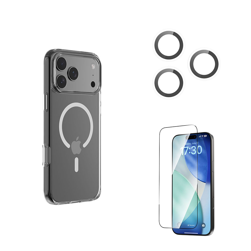 DEVIA iPhone17 Pro - Star Series 3 in 1 New iPhone Protector PACK