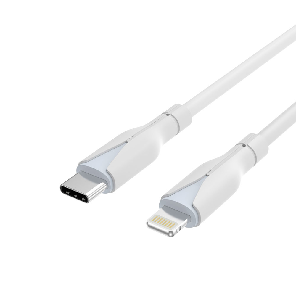 XCL0002 EasyGO Type-C to Lightning 1M TPE cable - White
