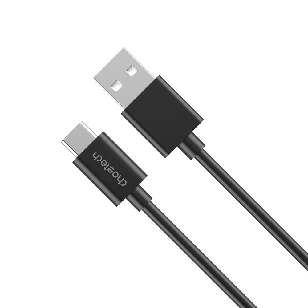 AC0003- 2m usb-A to type-c PVC cable black
