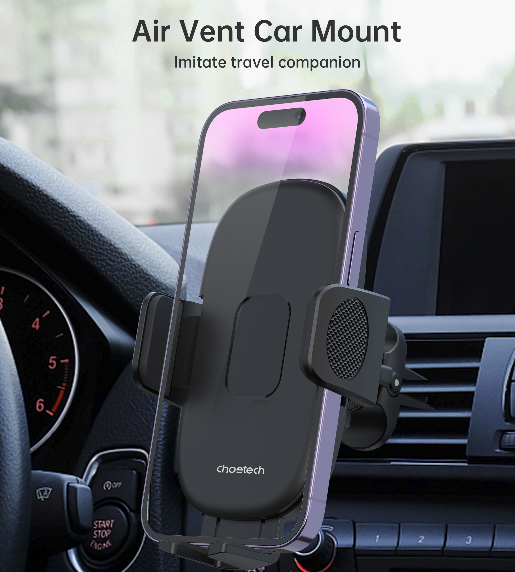 H066-Magnetic Car Mount Stand for iphone12/13/14
