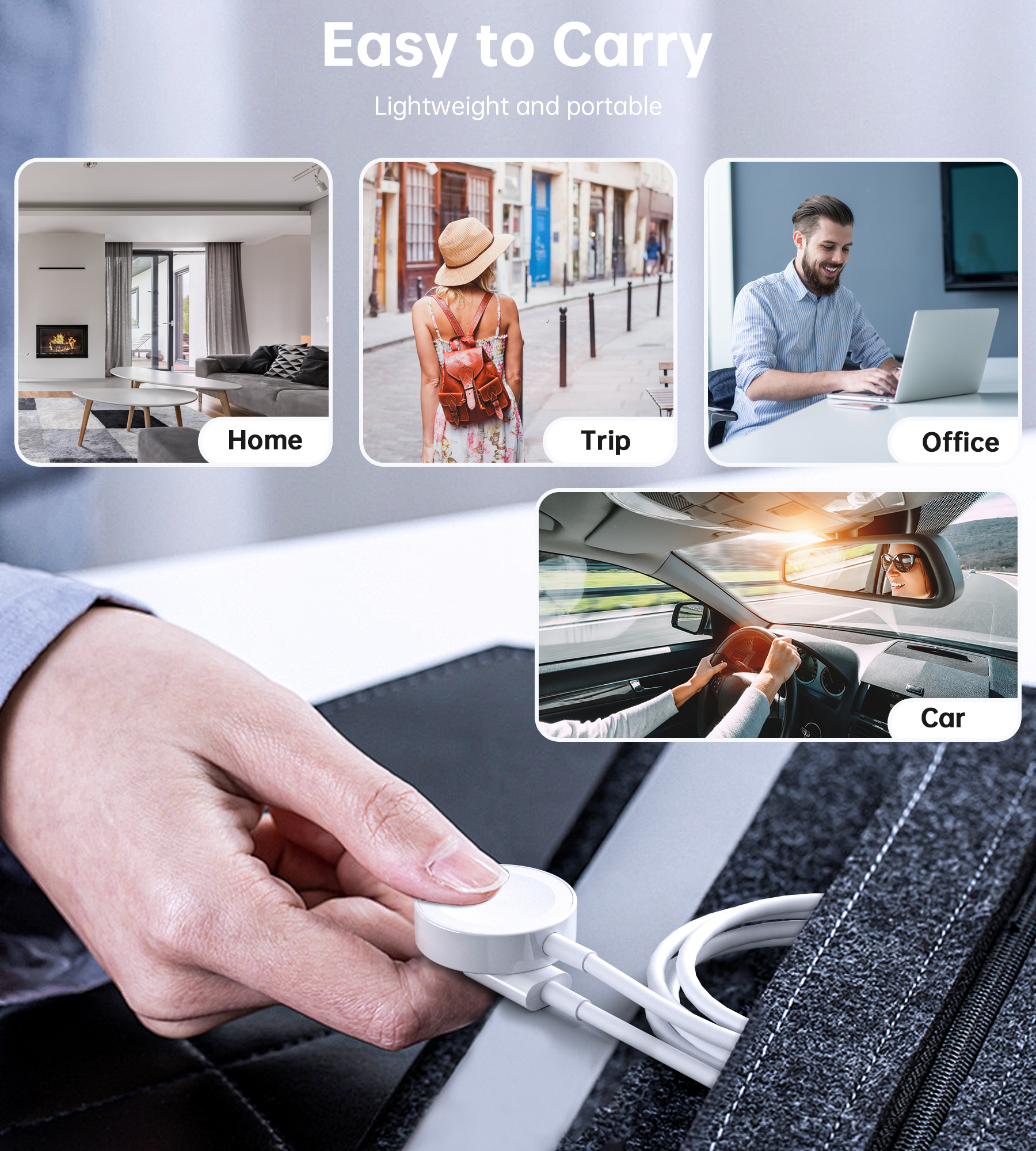 Choetech Magnetic Charging Cable for Apple Watch