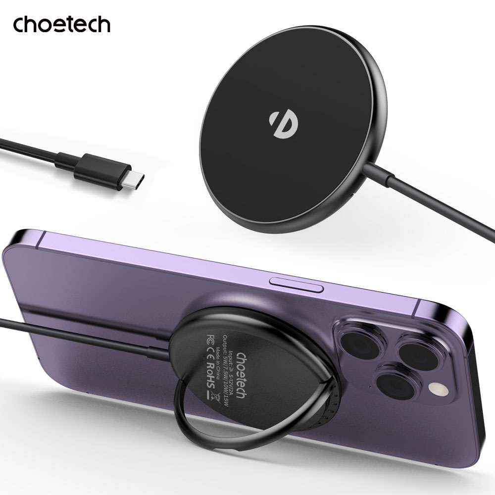 T697-F - 15W Magnetic wireless charger with holder