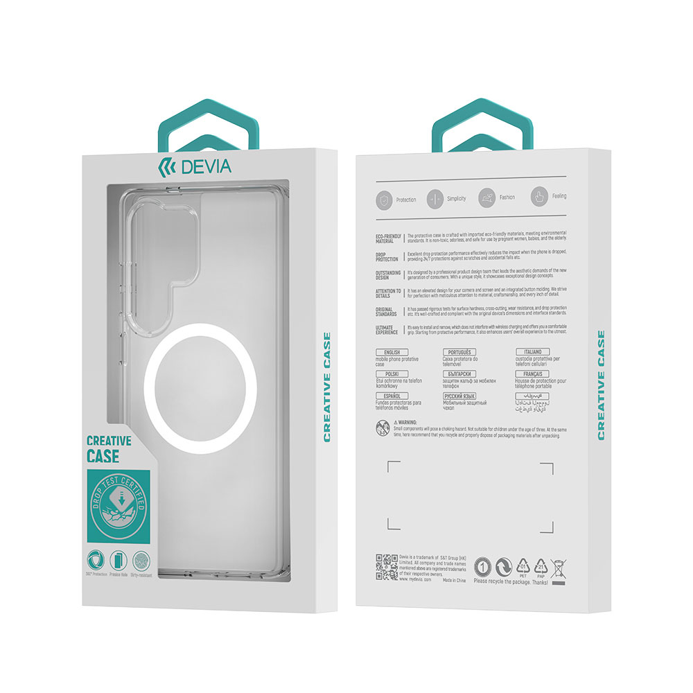 Devia Shark Series Magnetic Shockproof Case for S25 Ultra