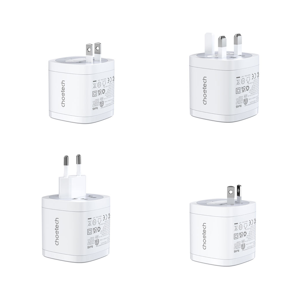 Choetech 70W Rotatable Universal GaN Wall Charger 
