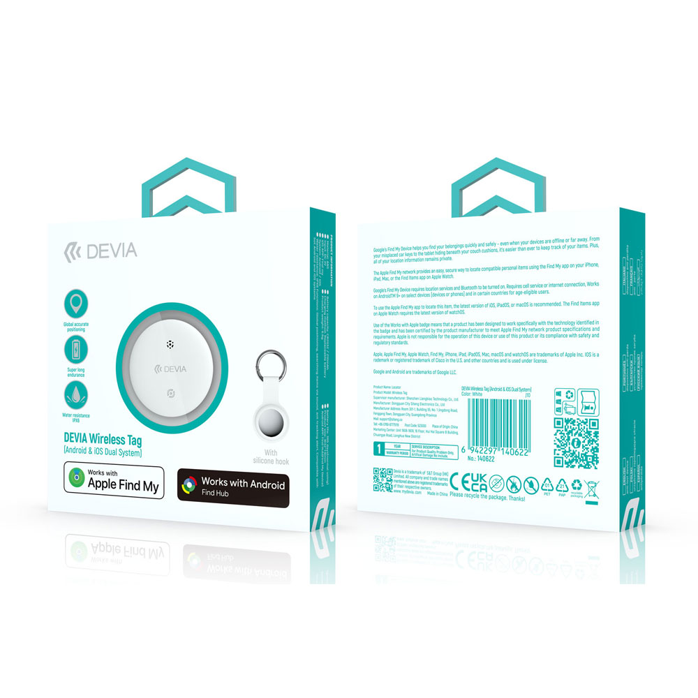 DEVIA Wireless Tag (Android & iOS Dual System) - EM611