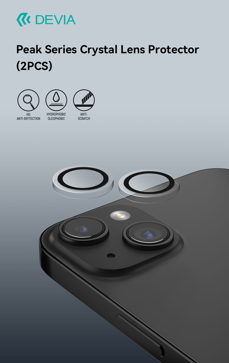 Devia Peak Series Crystal Lens Protector(2PCS)