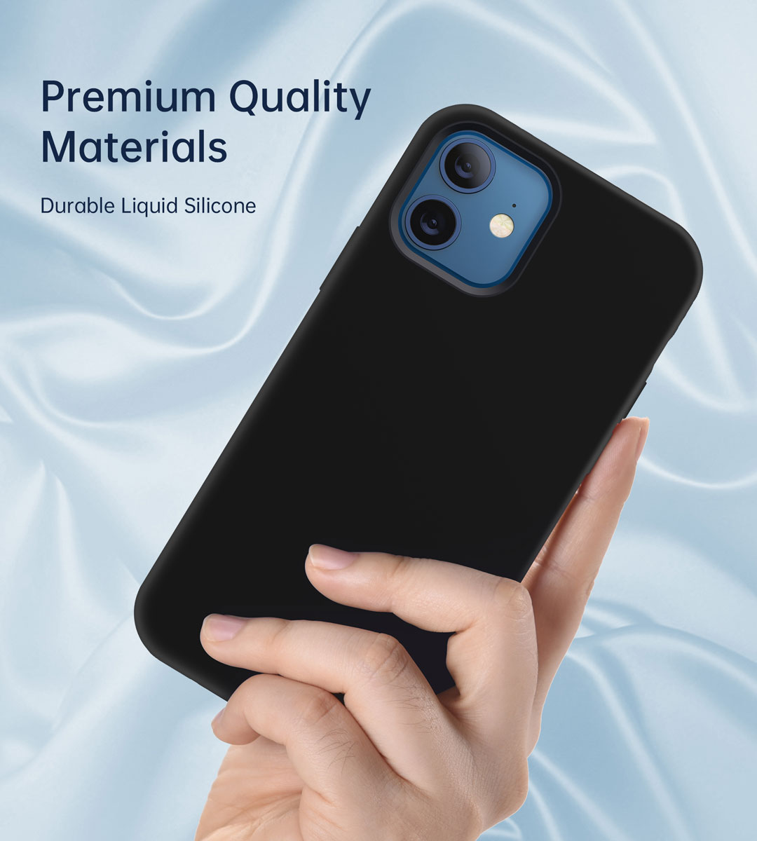 PC0095-MB-BK Magnetic Case  6.1 inch for iPhone 12/12 Pro (black)  