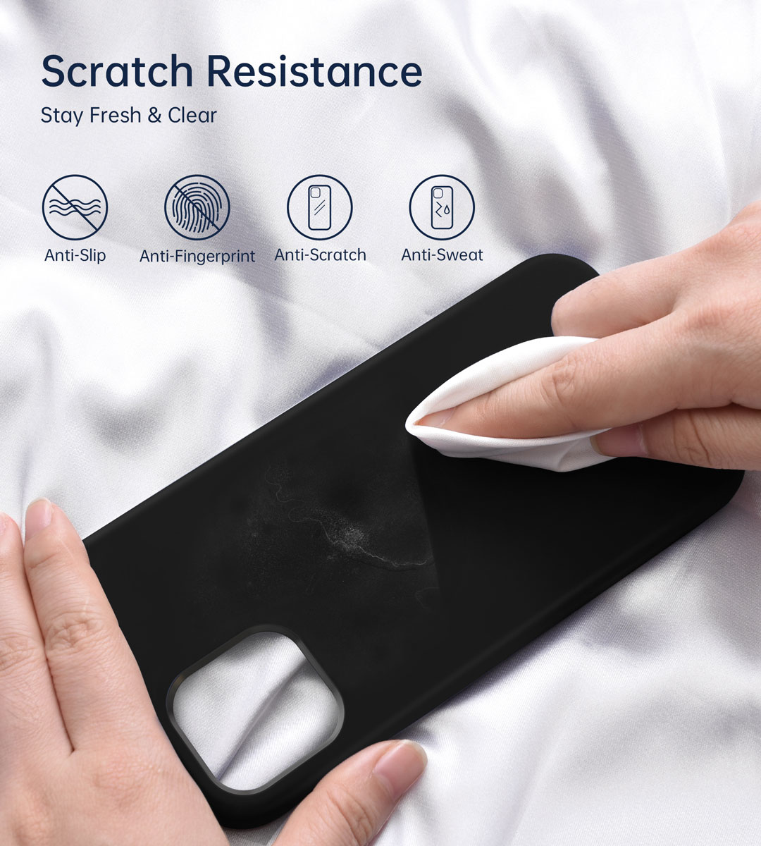 PC0095-MB-BK Magnetic Case  6.1 inch for iPhone 12/12 Pro (black)  