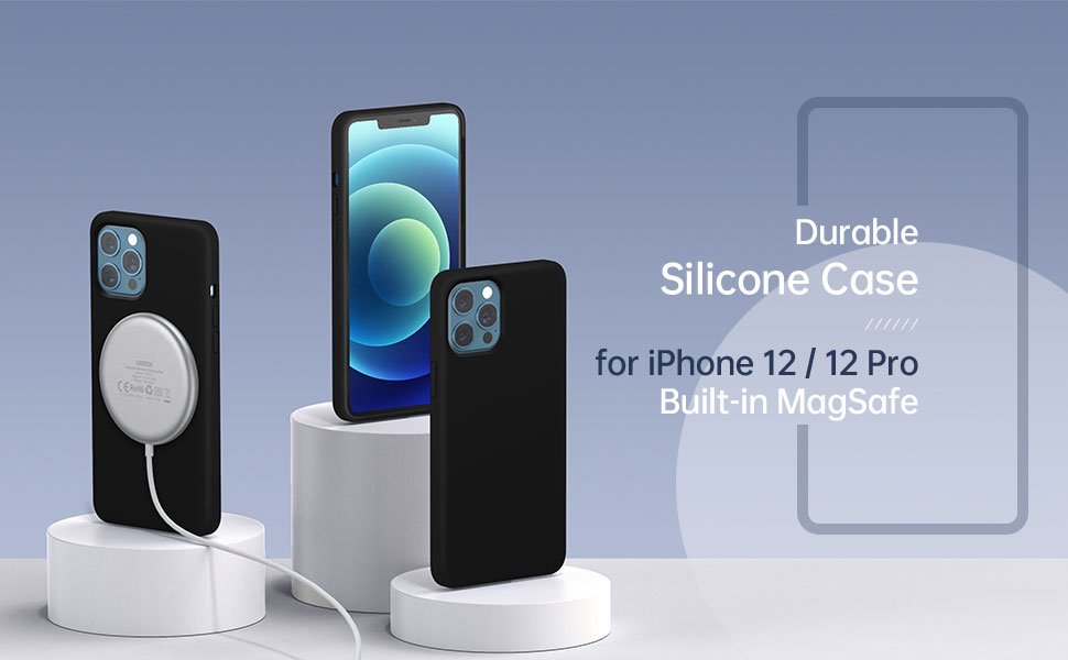 PC0095-MB-BK Magnetic Case  6.1 inch for iPhone 12/12 Pro (black)  