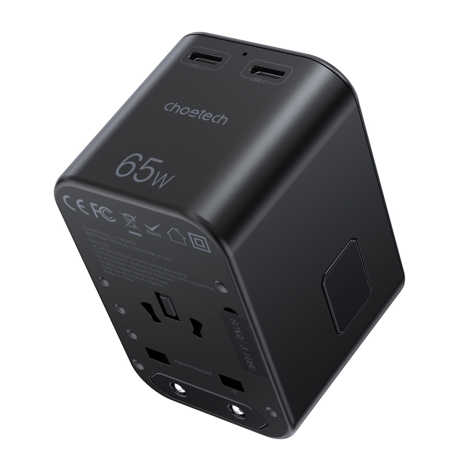 PD5009 65W GaN Travel Adapter